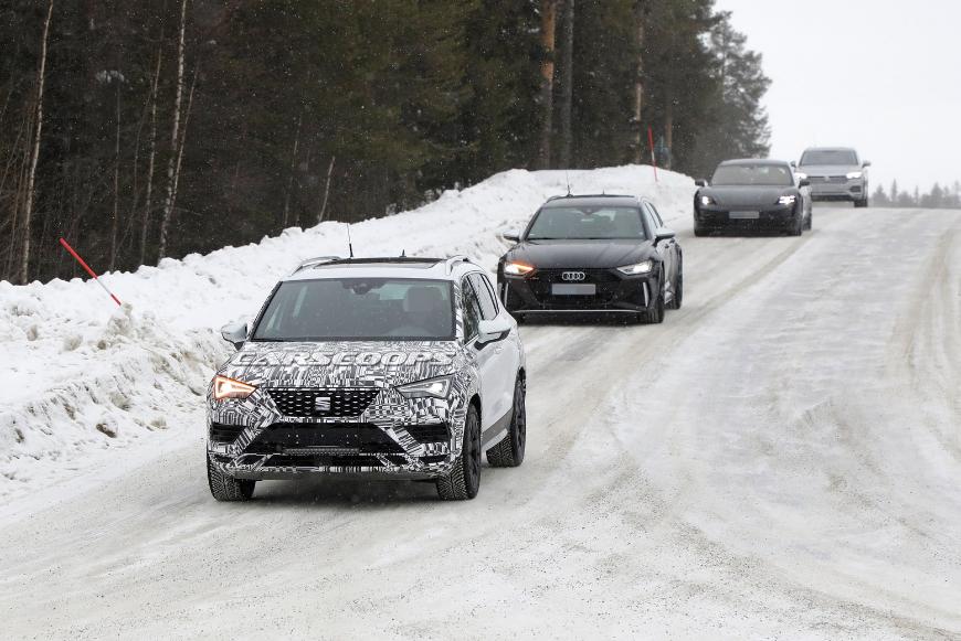 Журналисты запечатлели обновленный кроссовер SEAT Ateca 