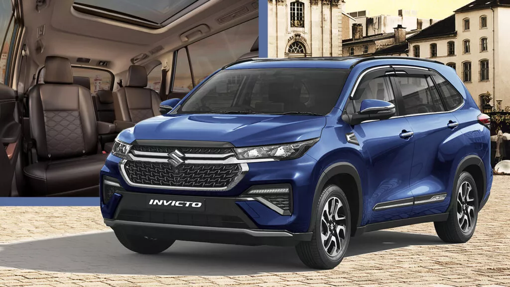 Компания Suzuki представила собственную версию Toyota Innova Zenix в Индии под названием Invicto