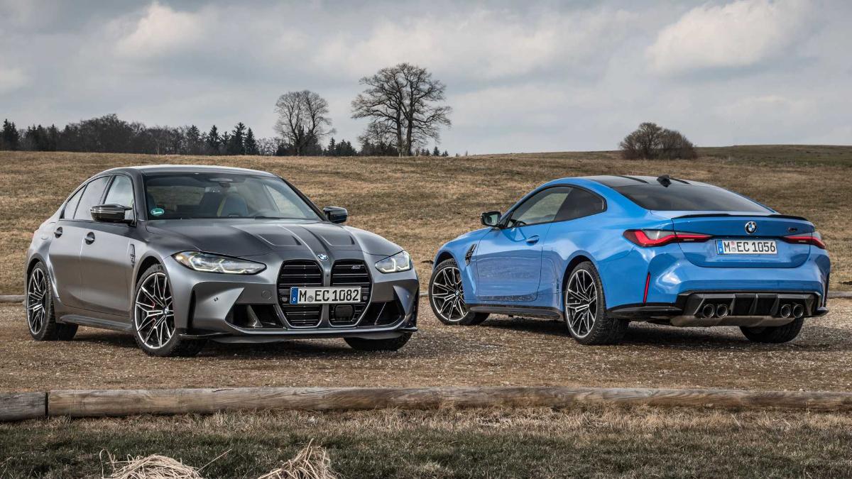 BMW представил мощные M3 и M4 Competition xDrive 2022 года