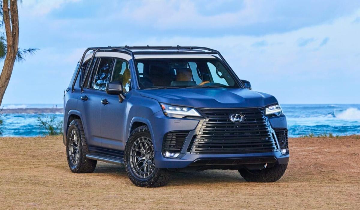 Lexus LX подготовили для серфинга и пляжного отдыха