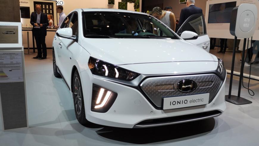 Обновлённая электрическая версия Hyundai IONIQ дебютировала на Франкфуртском автосалоне