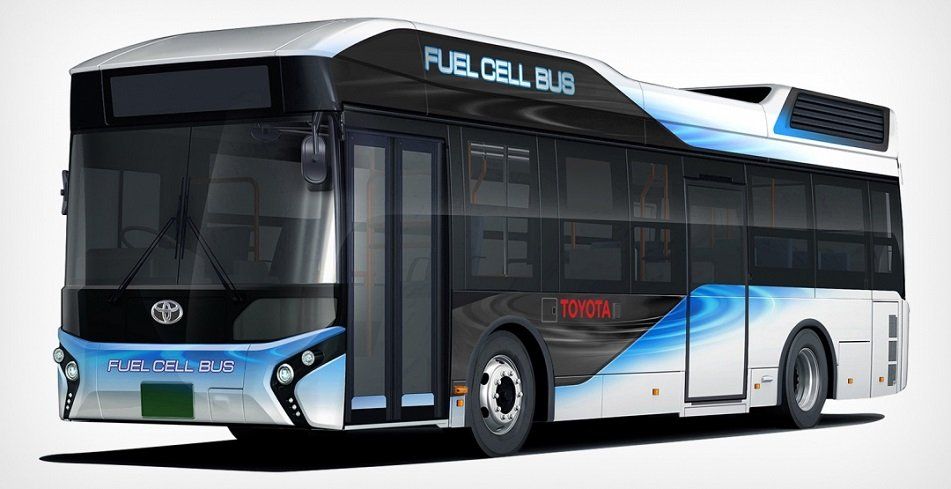 На 2017-й год, японская компания TOYOTA анонсировала выпуск водородных автобусов