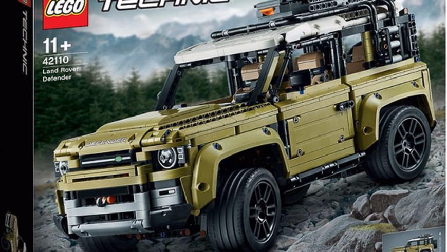 Приемника культового Land Rover Defender рассекретили в виде конструктора Lego