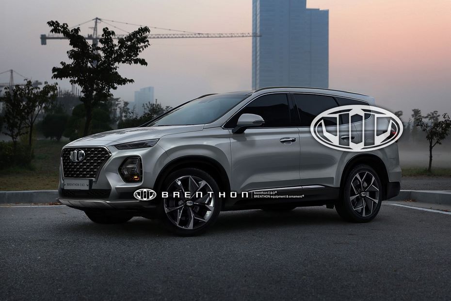 В сети появилось первое изображение обновленного Hyundai Santa Fe