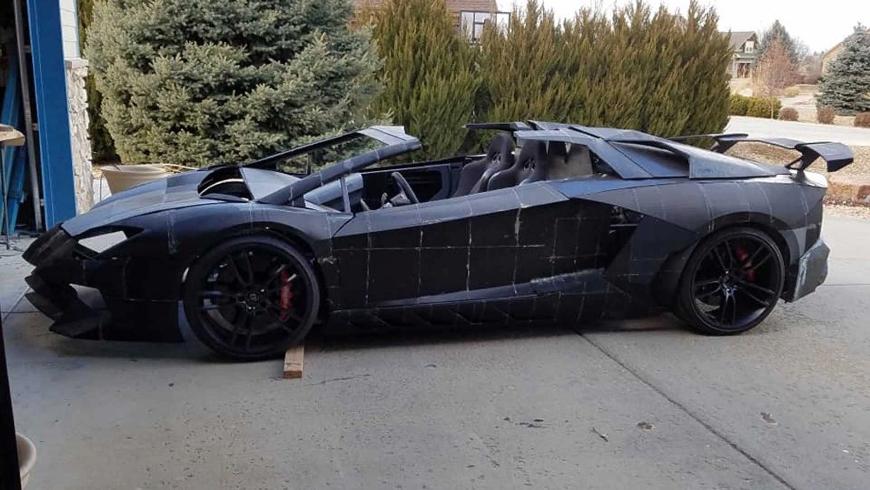 На 3D-принете распечатали Lamborghini Aventador 