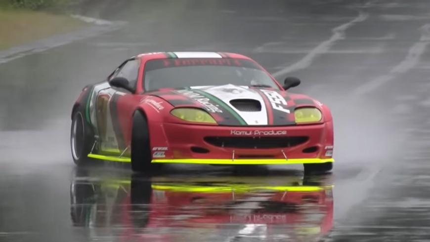 Ferrari созданное для дрифта оснастили 1200-сильным мотором 