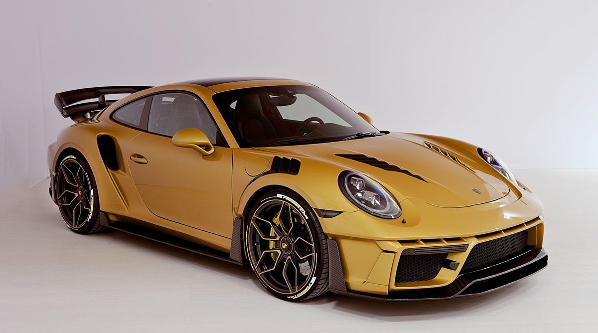 Ателье из РФ показало дорогой карбоновый обвес для Porsche 911 Turbo S
