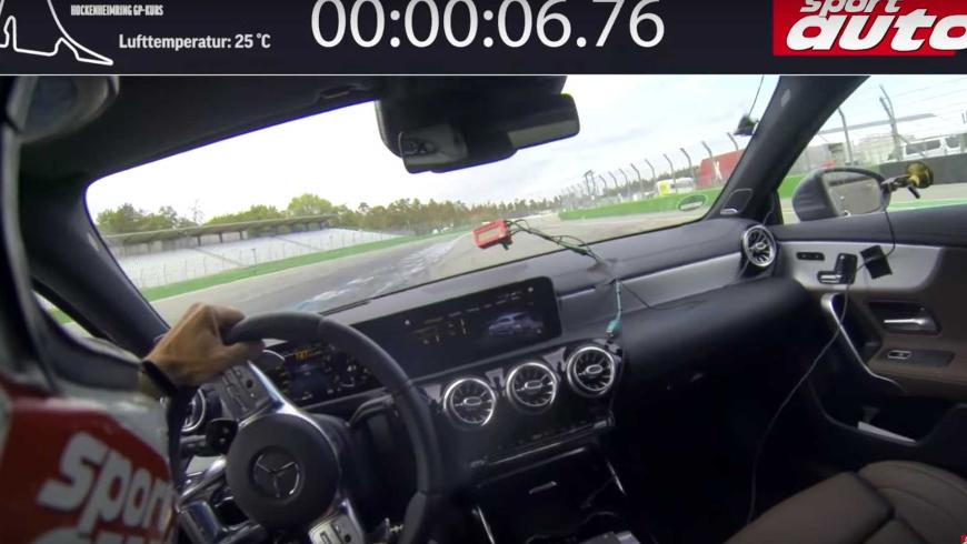 Как быстро хэтчбек Mercedes-AMG A45 S может проехать гоночную трассу?
