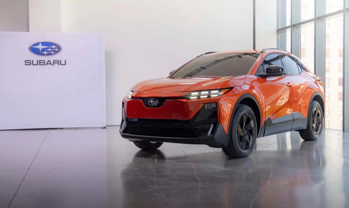 На автосалоне в Брюсселе дебютировал электрический Subaru E-Outback