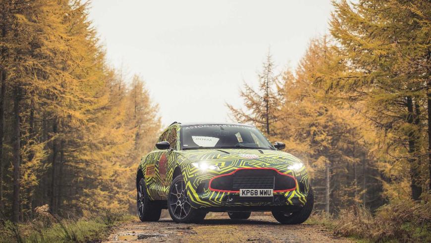 Aston Martin выпустил видеоролик с новым кроссовером DBX