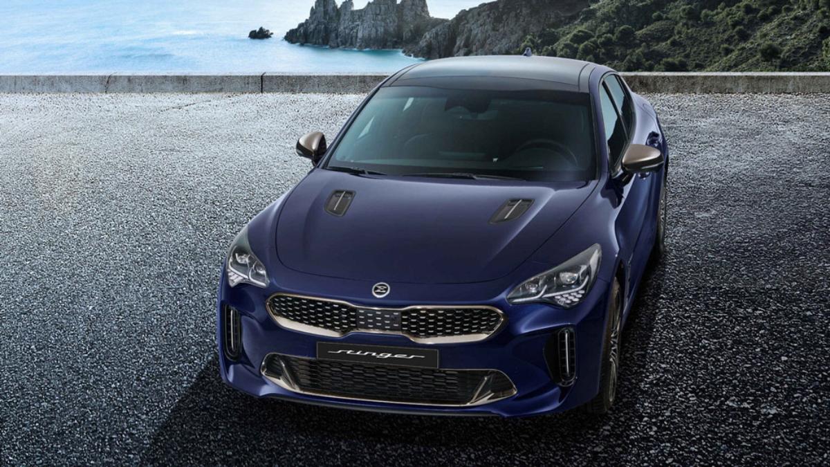 В России начались продажи рестайлингового Kia Stinger