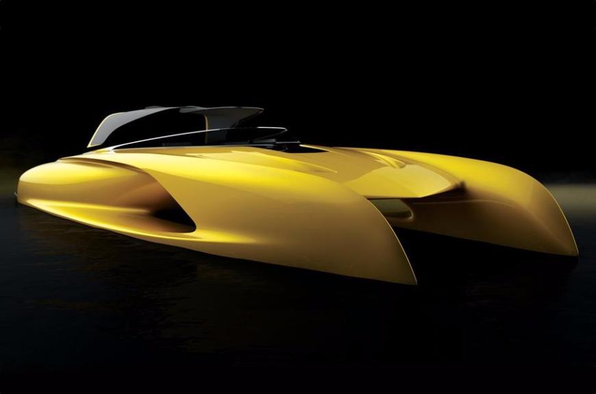 Экс-дизайнер Bugatti придумал катер в стиле редкого довоенного купе