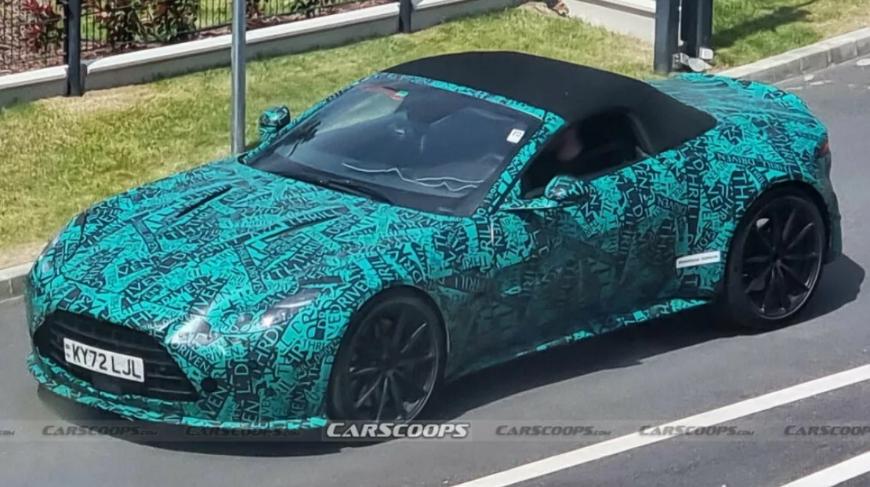 Преемник родстера Aston Martin Vantage представлен на первых шпионских фотоснимках 