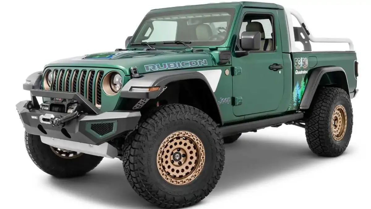 На выставке SEMA показан кастомный двухдверный Jeep Wrangler JTe