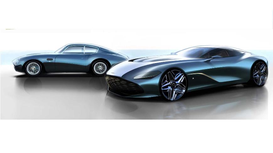 Aston Martin DBS GT Zagato выглядит потрясающе в новых зарисовках