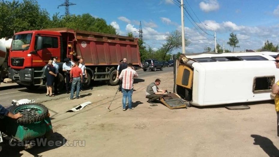 В Орле, в следствии ДТП пострадали 9 человек