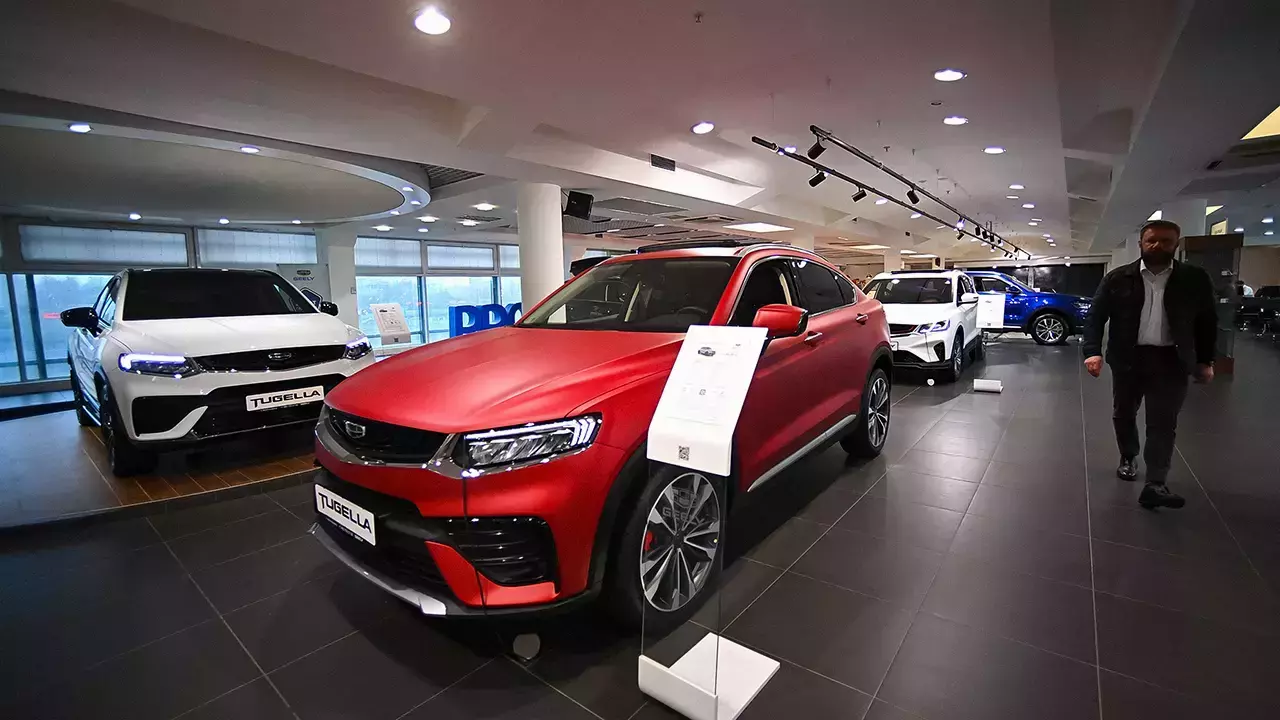 Доля китайских авто в России