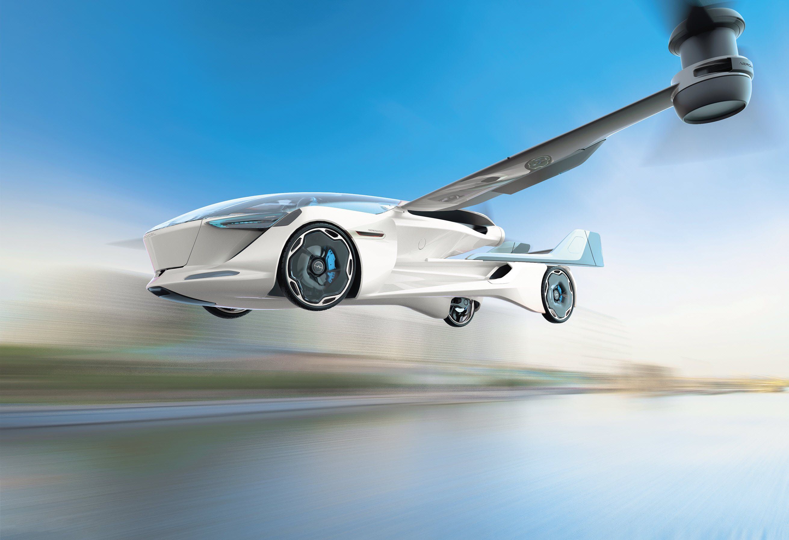 летающий автомобиль aeromobil