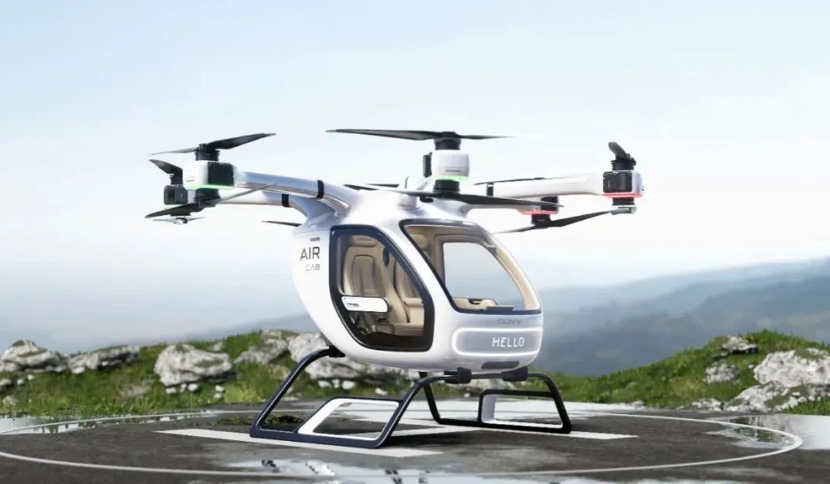 Революция: китайский GOVY AirCab полетит уже в 2026 году - 18,9 млн рублей, 2 места, 5G и автономное пилотирование