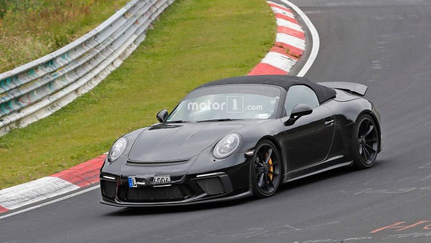 Porsche завершает испытания нового 911 Speedster