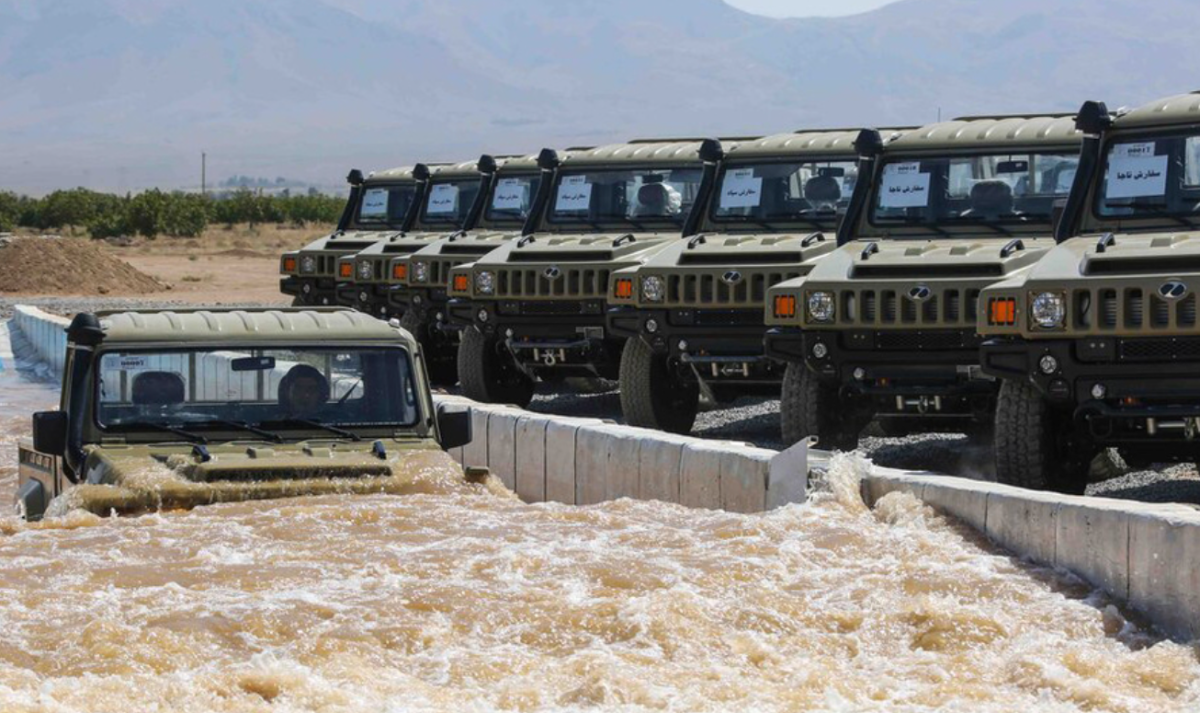 В РФ может появиться большой рамный вcедорожник иранского производства в стиле Hummer