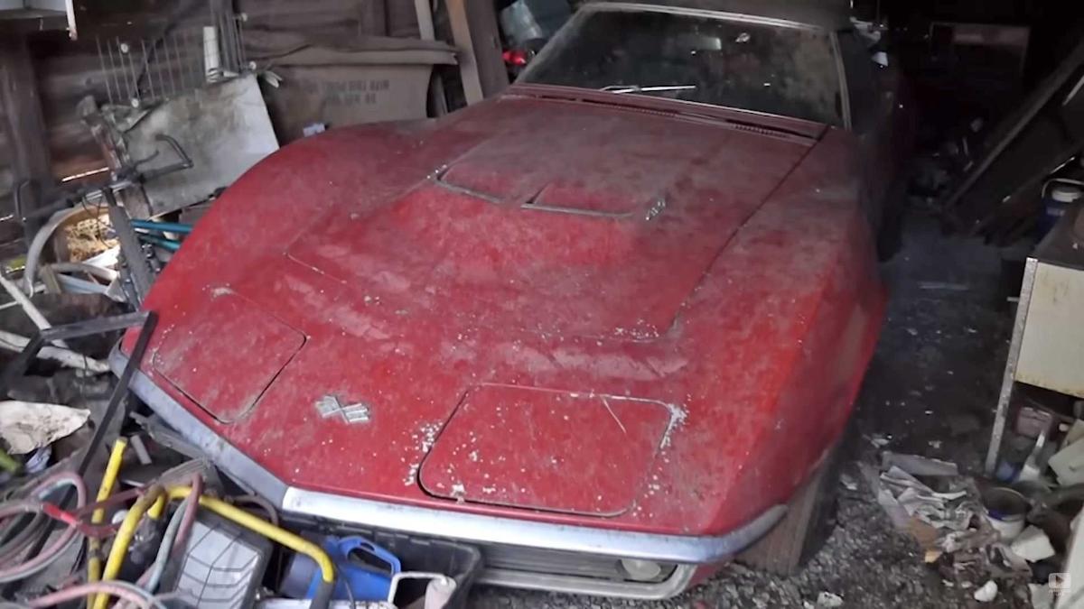 Этот Corvette 1968 года выпуска скрывался от полиции последние 40 лет