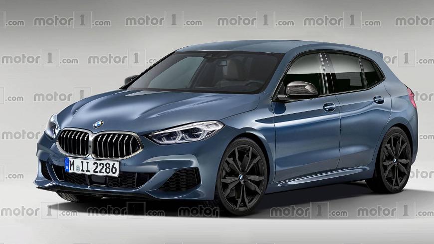Представлен рендер на новый BMW 1-Series 2019?