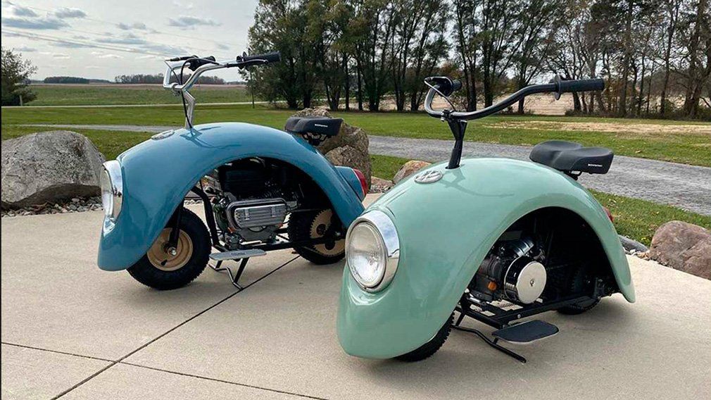 В интернете продемонстрировали привлекательные мотоциклы VW Beetle