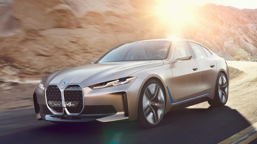 Электрический BMW Concept i4 официально дебютировал 