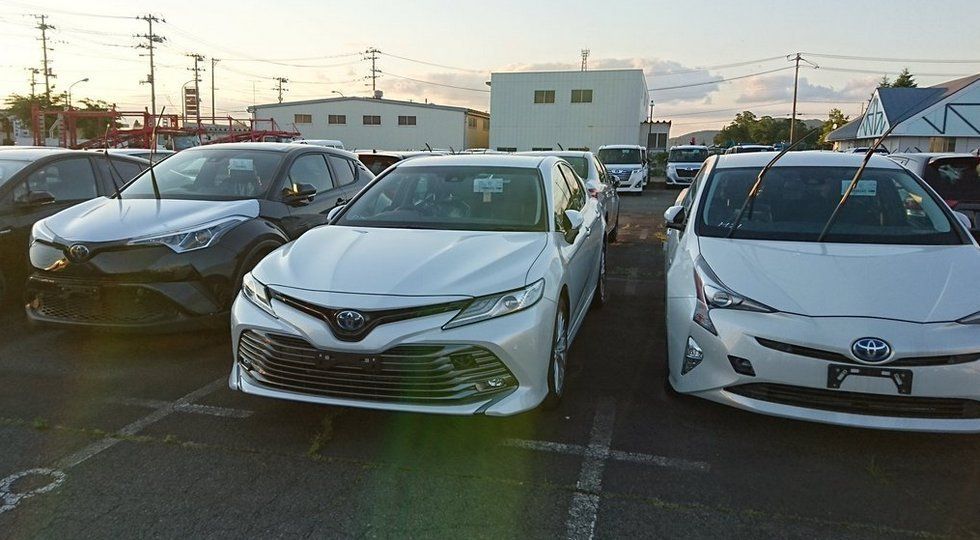 Появились очередные фотографии нового Toyota Camry