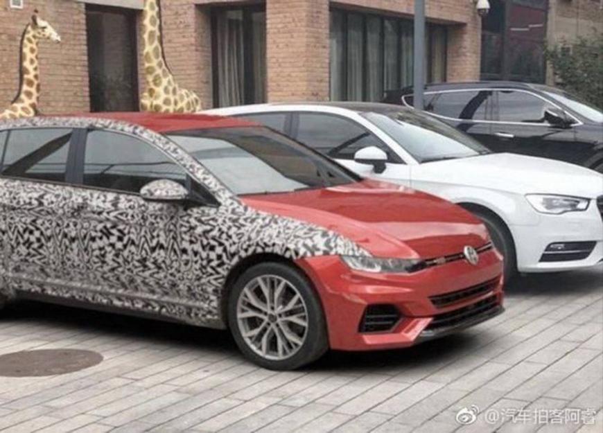 Новый Volkswagen Golf GTI проходит испытания в Китае