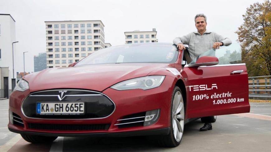 В Германии нашли Tesla с миллионным пробегом