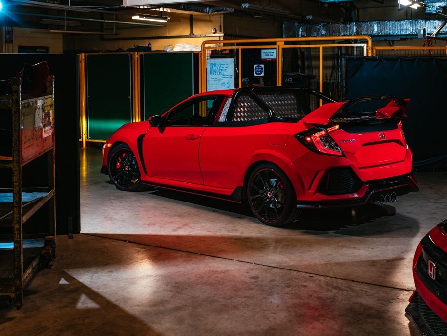 Honda представила турбо-пикап Project P, построенный из Civic Type R