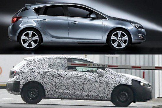 Появились фотографии новой версии Opel Astra