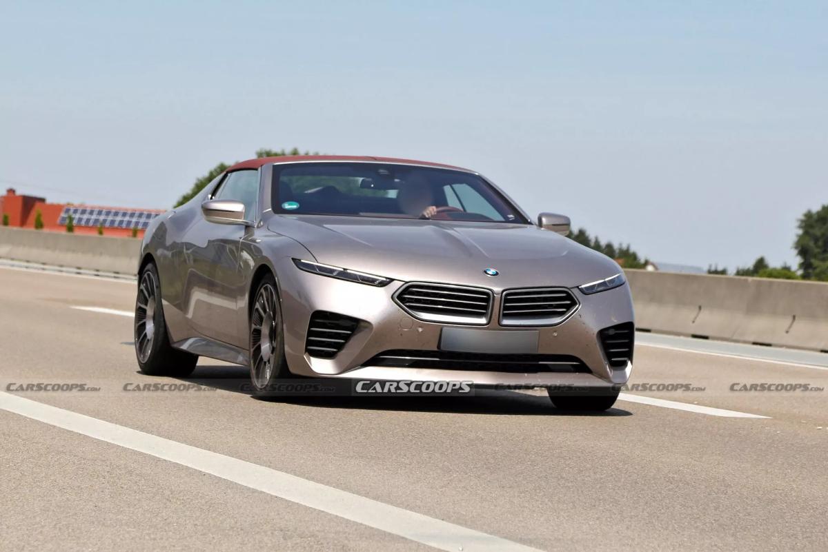 Новый BMW с акульим носом и V8 от M8: фото с тестов Новый BMW с акульим носом и V8 от M8: фото с тестов