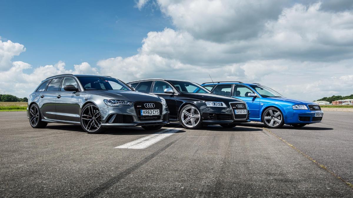 Carwow: четыре поколения Audi RS 6 сразились в дрэге