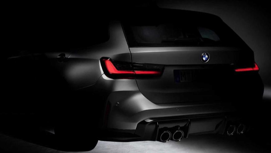 BMW опубликовала тизер на "заряженный" универсал M3 Touring 