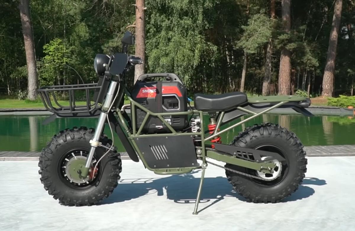 Гибридный полноприводный российский мотоцикл Bulldog – кто сказал, что у нас не умеют делать уникальную технику?