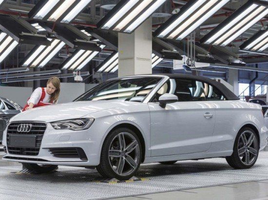 Audi A3 в кузове кабриолет запустили в серийное производство