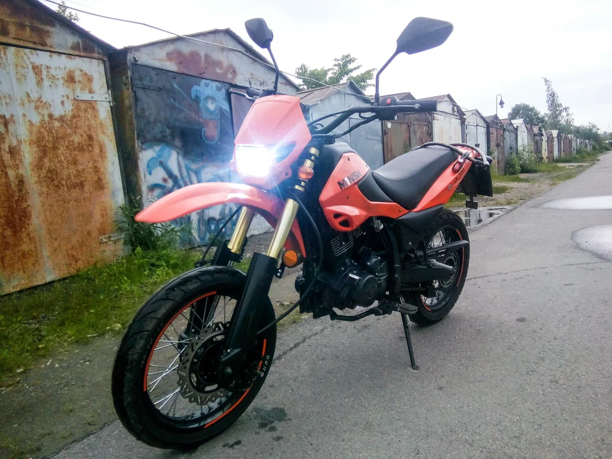 Мотоцикл Минск CX200 – первый серийный мотард в истории «Мотовело»