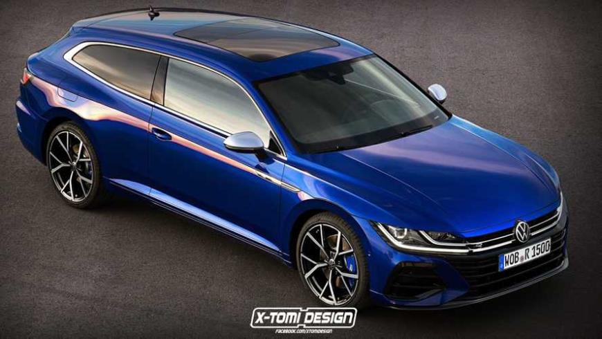 Как вам такая версия универсала VW Arteon Shooting Brake?