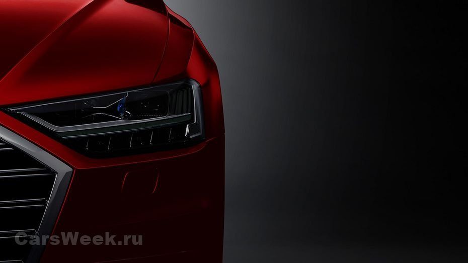 Флагманский седан Audi A8 будет комплектоваться активной подвеской