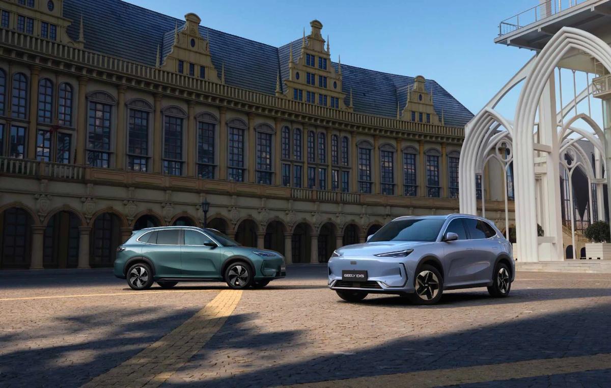 Кроссоверы Geely EX5 и Geely EX5 EM-i лидируют среди SUV на новых источниках энергии