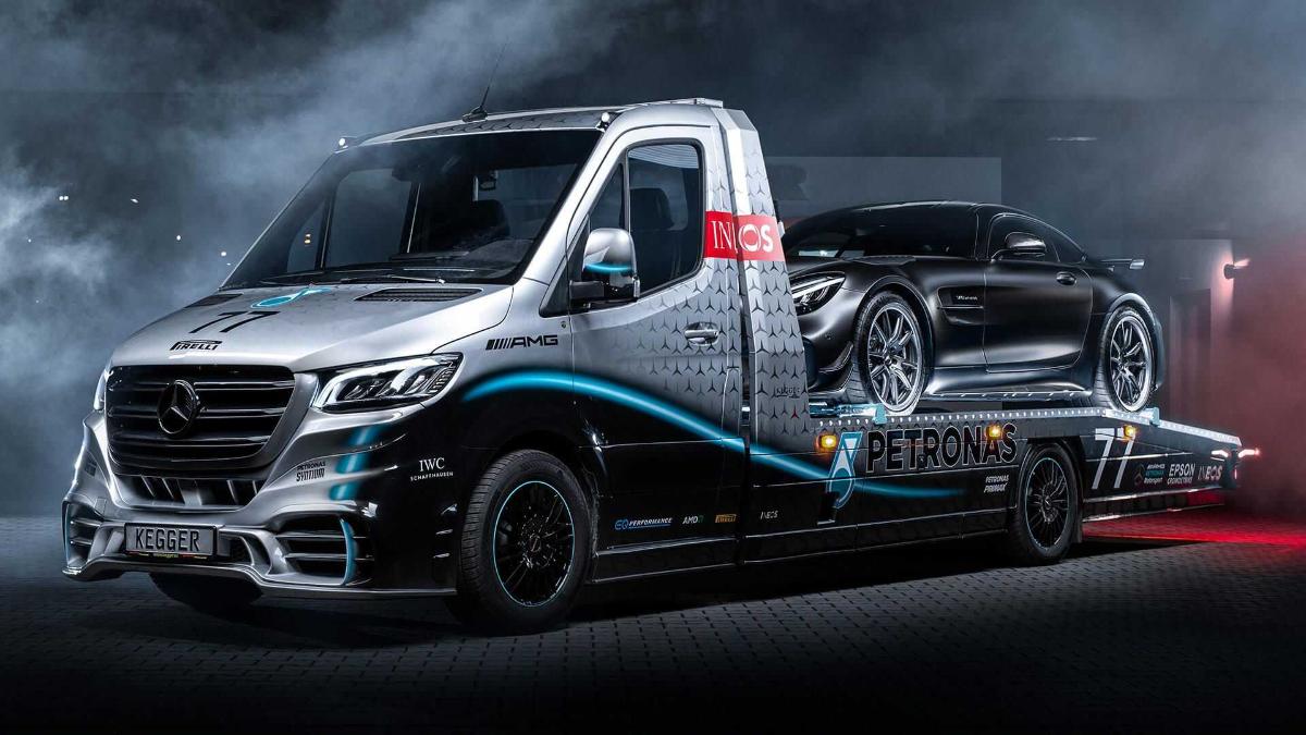 Ателье Kegger представило мощную версию эвакуатора Mercedes Sprinter 