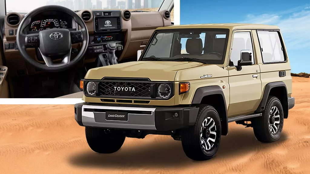 Обновлённый Toyota Land Cruiser 70 2024 года превратился в трёхдверный короткий внедорожник