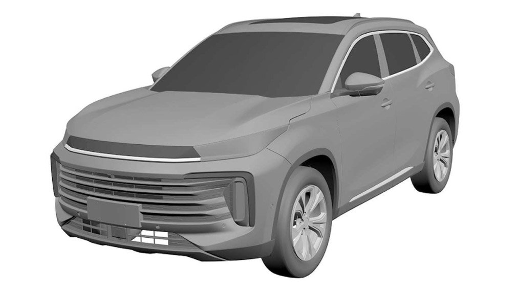 Марка Chery запатентовала в РФ обновленный кроссовер CheryExeed TXL