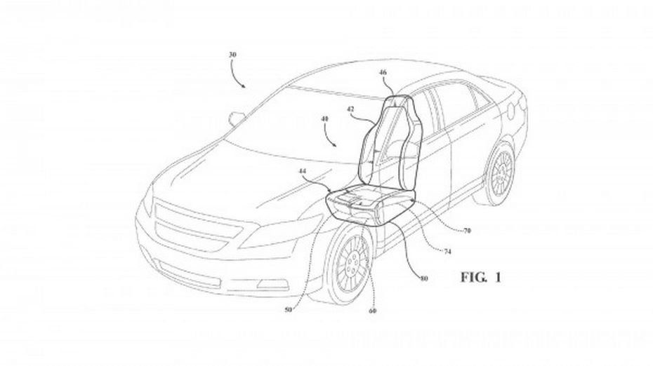 Компания Ford зарегистрировала новый патент на «нижние» подушки безопасности