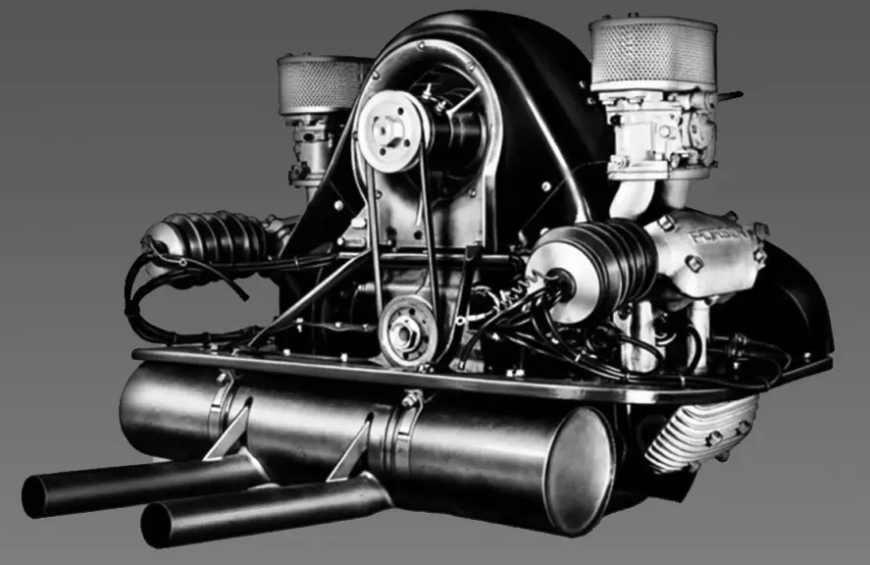 Купить старые моторы. Двигатель Порше 356. Porsche 911 двигатель. Porsche Type 212 мотор. Старый двигатель.