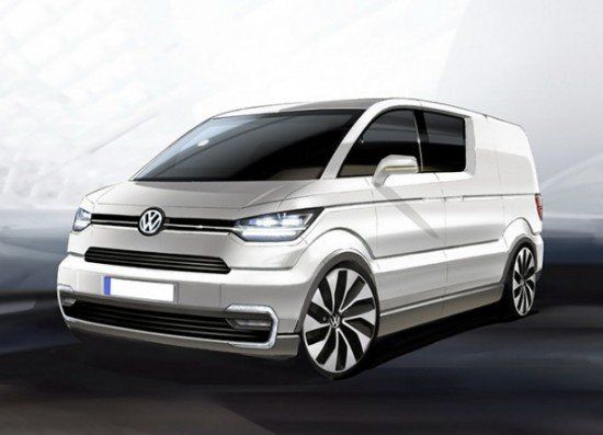 Volkswagen представит в Женеве концепт фургона  e-Co-Motion