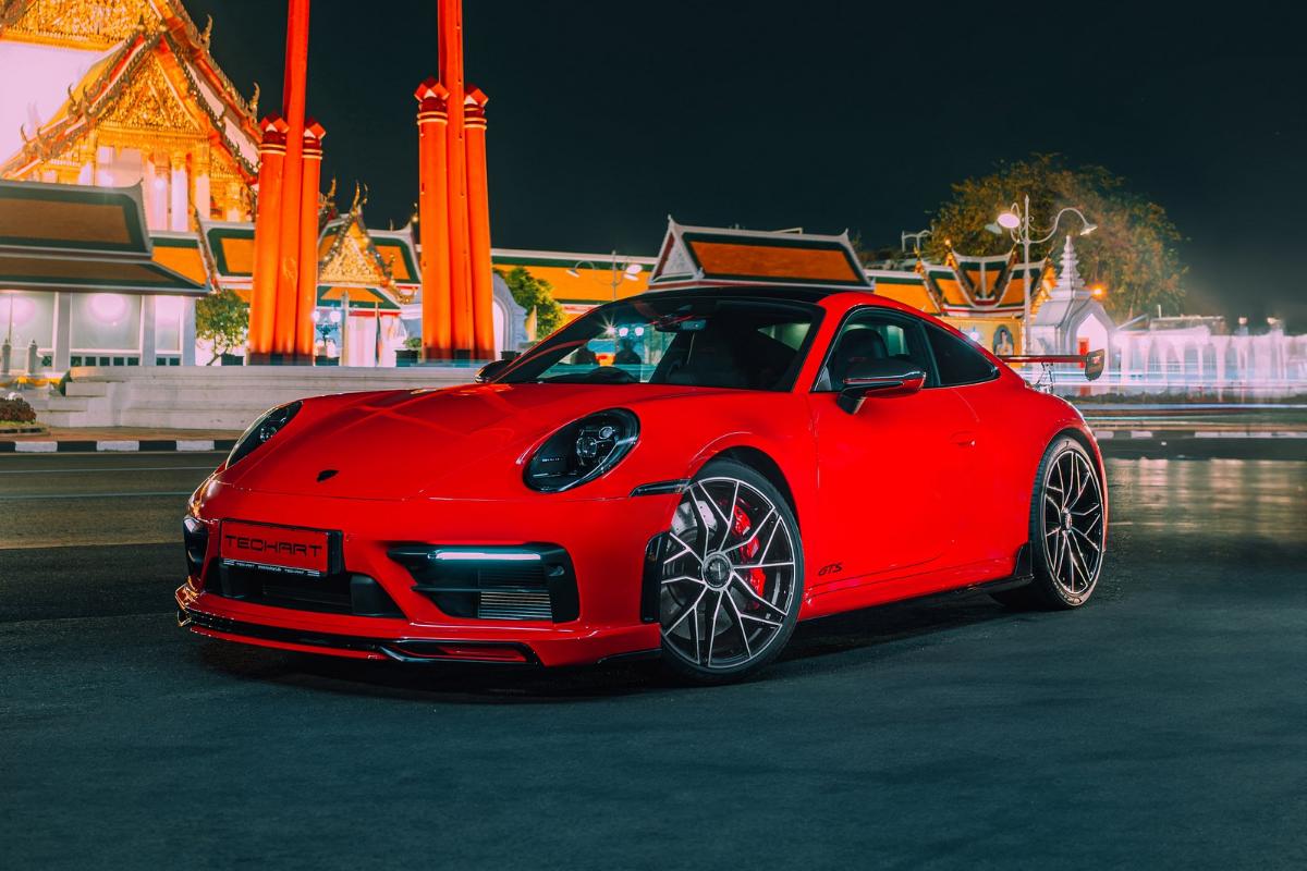 Ателье TechArt повышает мощность и без того быстрого Porsche 911 GTS